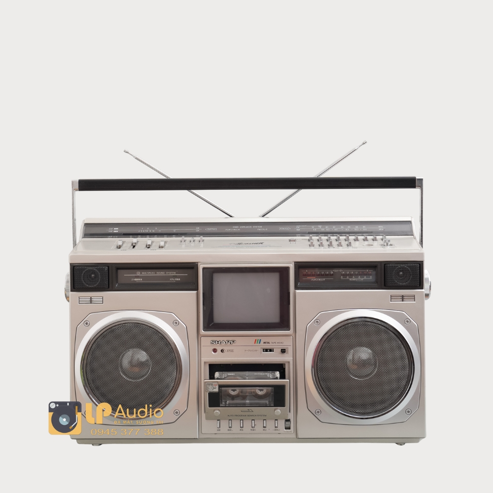 シャープ SHARP TV 昭和レトロ ラジカセ THE SEARCHER CT-6001K