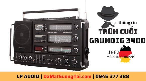 Trùm cuối đài radio Grundig 3400