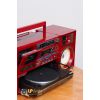 Đài radio cassette đĩa than VICTRO DC-33 đỏ