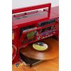 Đài radio cassette đĩa than VICTRO DC-33 đỏ