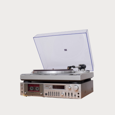 Combo Deck cassette mâm đĩa than Technics 