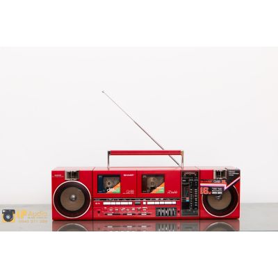 ĐÀI RADIO CASSETTE SHARP QT-88 RED